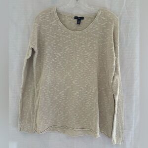 GAP women’s Beige Knit Sweater, size M